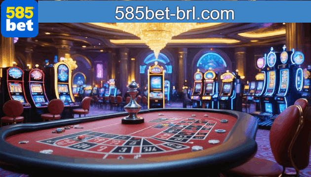 Interface do catálogo de jogos online 585bet com categorias puzzles e party games